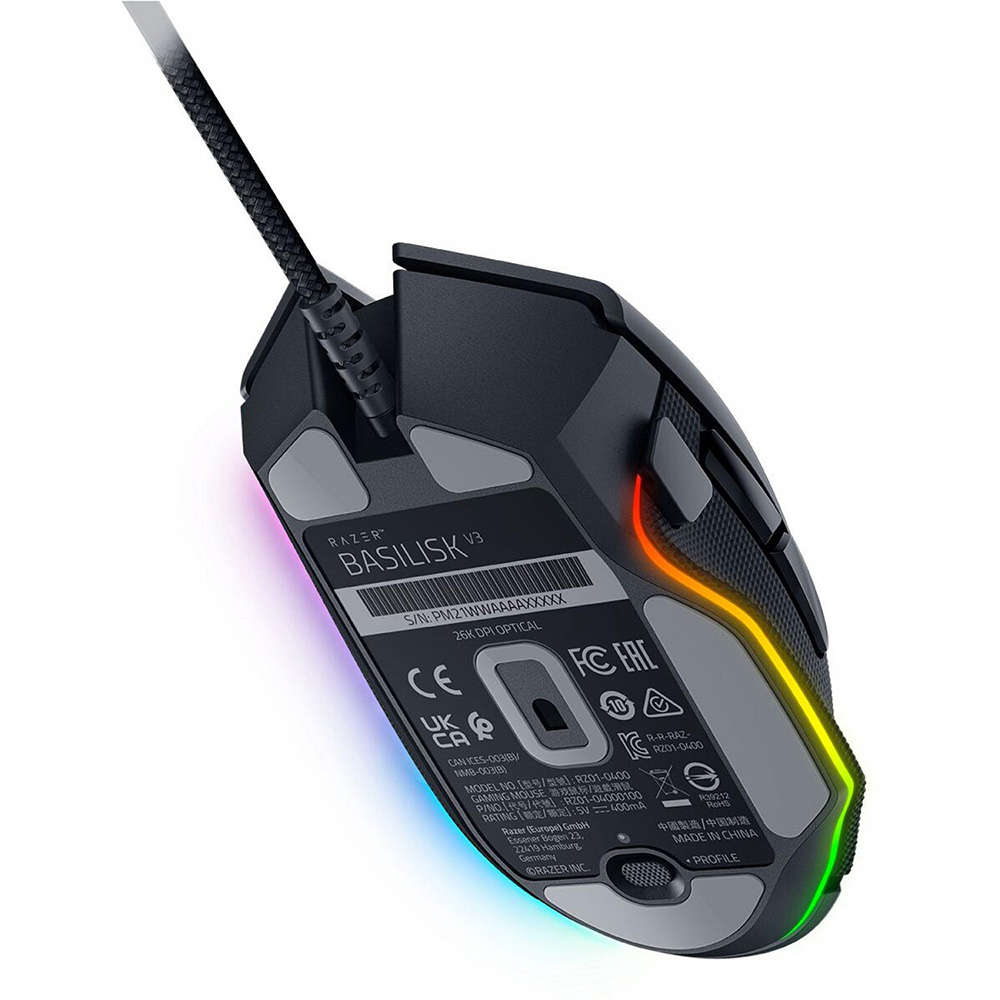 ماوس با سیم ریزر گیمینگ مدل Basilisk V3