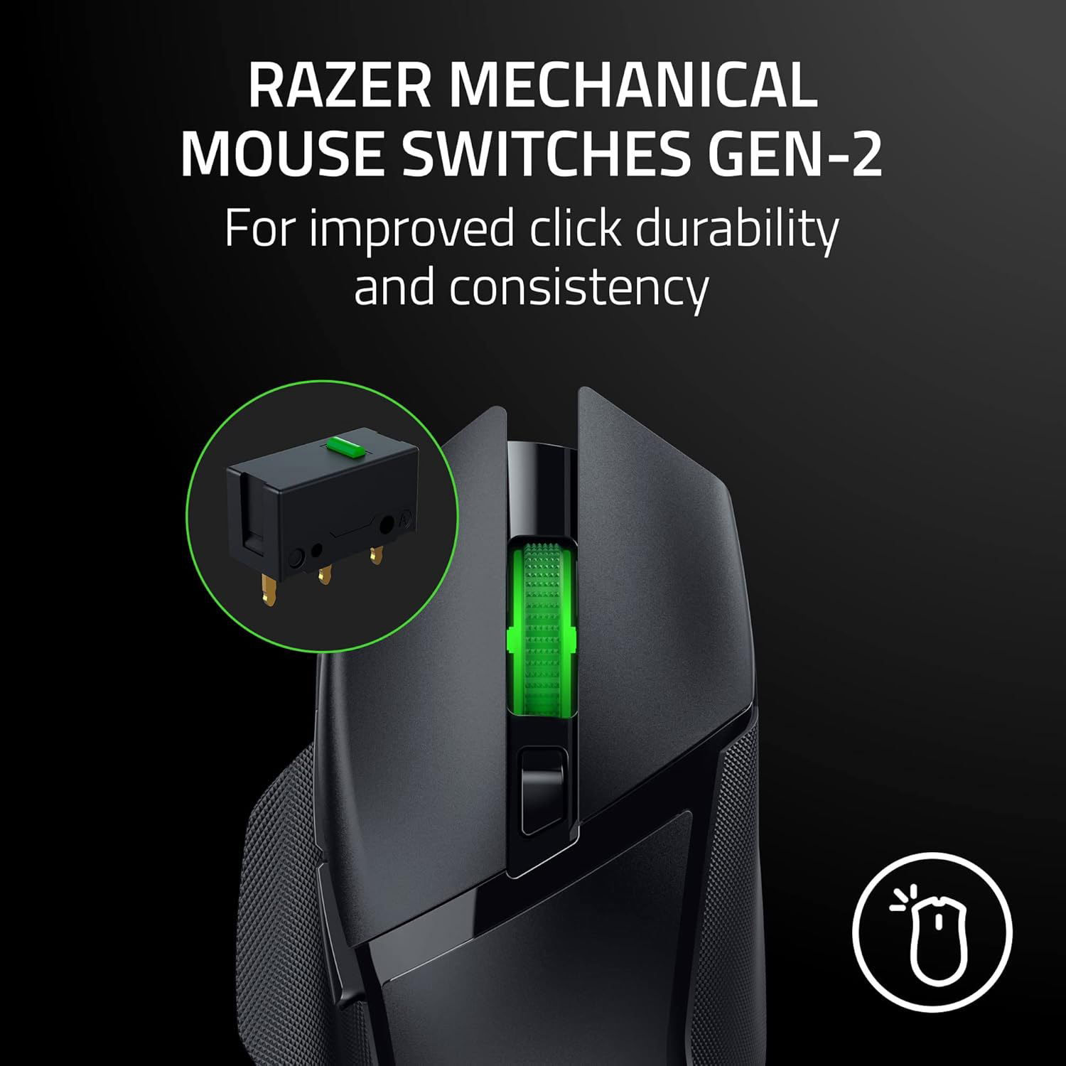 ماوس بی سیم ریزر گیمینگ مدل Basilisk V3 X Hyperspeed