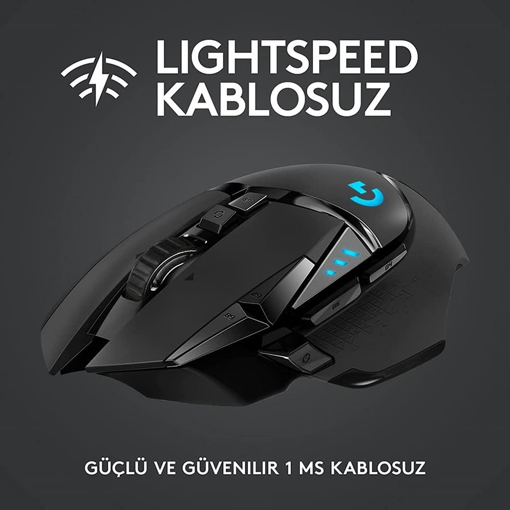 ماوس بی سیم گیمینگ لاجیتک مدل G502 Lightspeed