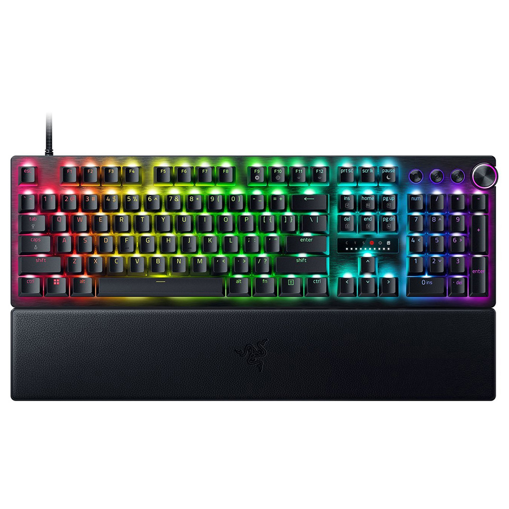 کیبورد با سیم گیمینگ مکانیکال ریزر مدل Huntsman V3 PRO