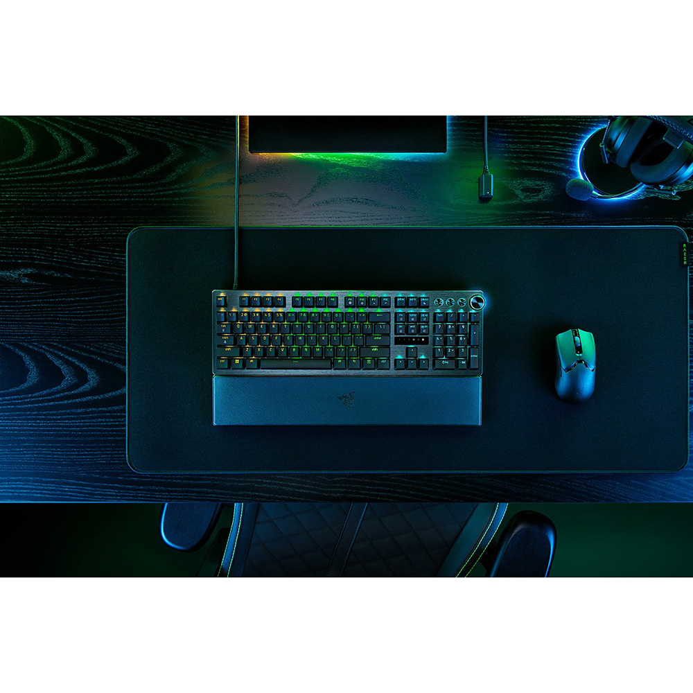 کیبورد با سیم گیمینگ مکانیکال ریزر مدل Huntsman V3 PRO