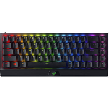 کیبورد بی سیم گیمینگ مکانیکال ریزر مدل BlackWidow V3 Mini Hyperspeed
