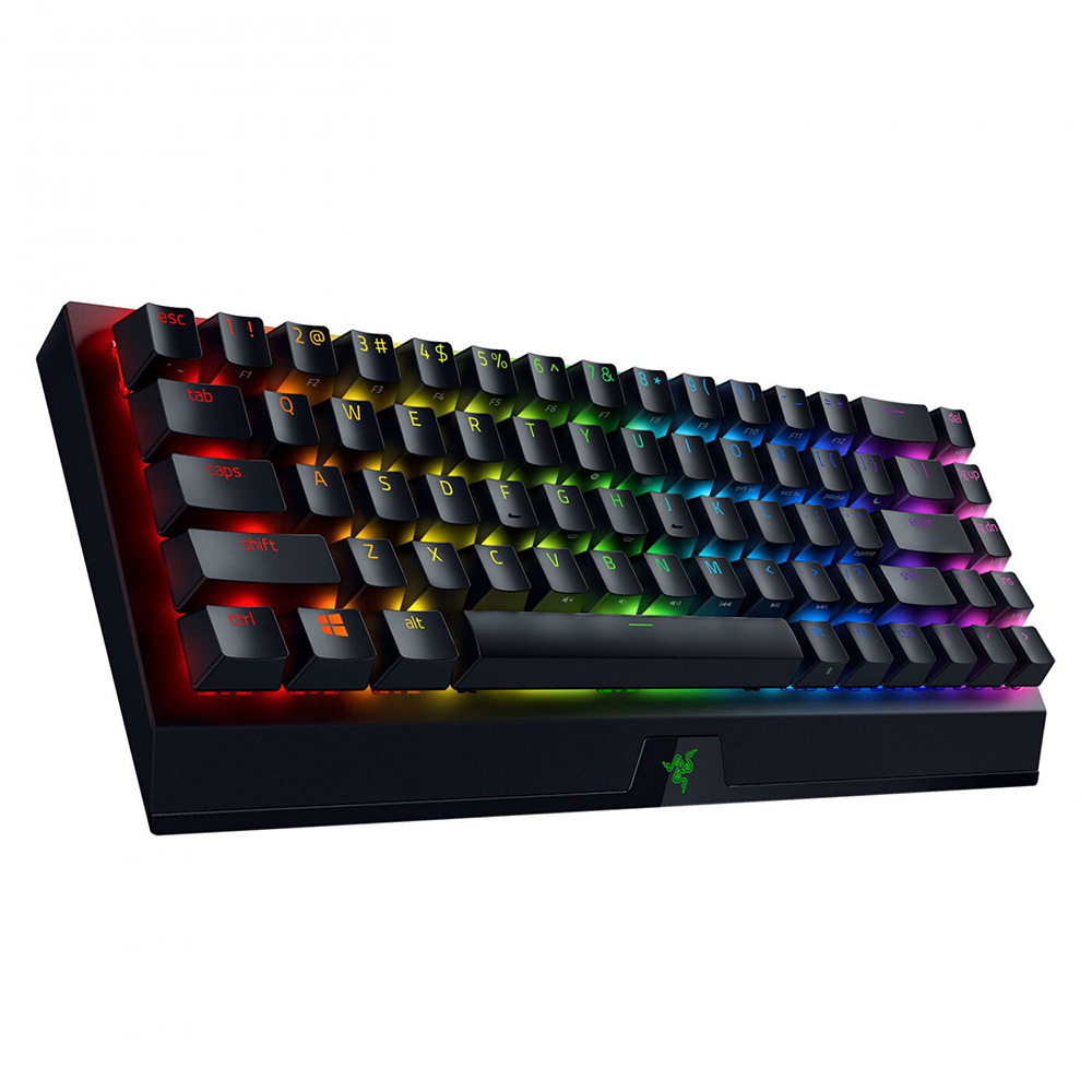 کیبورد بی سیم گیمینگ مکانیکال ریزر مدل BlackWidow V3 Mini Hyperspeed