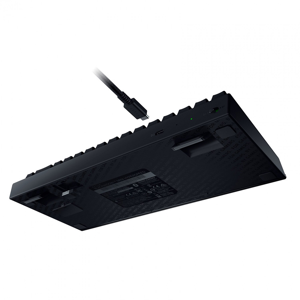 کیبورد بی سیم گیمینگ مکانیکال ریزر مدل BlackWidow V3 Mini Hyperspeed
