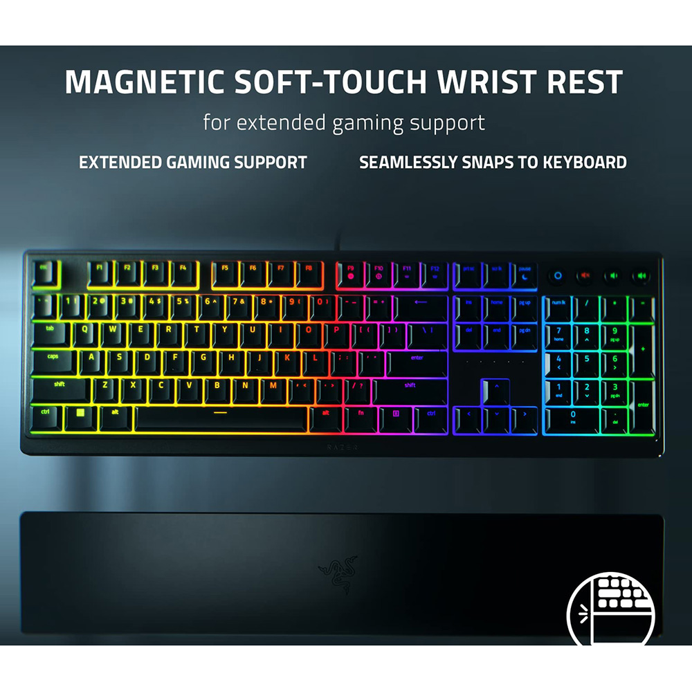 کیبورد با سیم گیمینگ ریزر مدل Ornata V3