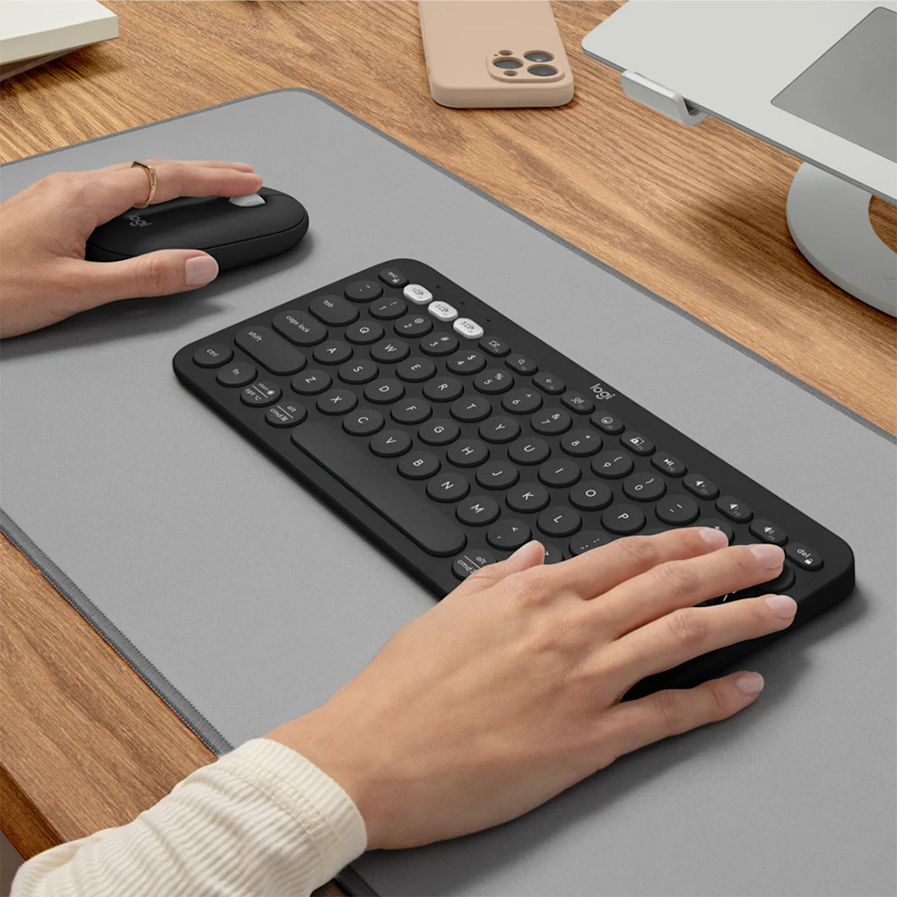 ست ماوس و کیبورد بی سیم لاجيتک مدل Pebble 2 combo