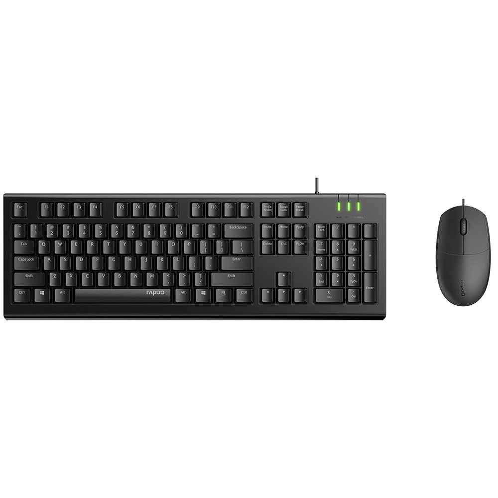 ست ماوس و کیبورد با سیم رپو مدل X125s
