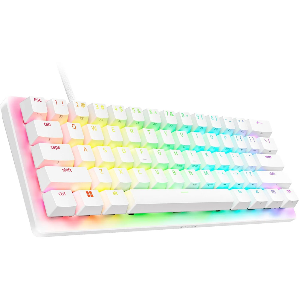 کیبورد با سیم گیمینگ مکانیکال ریزر مدل Huntsman V3 Pro mini