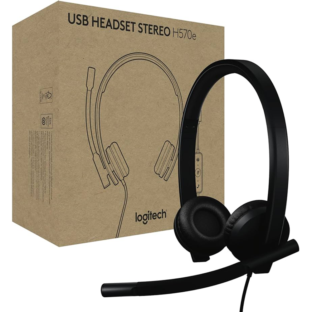 هدست لاجیتک سیم دار مدل H570 E Stereo
