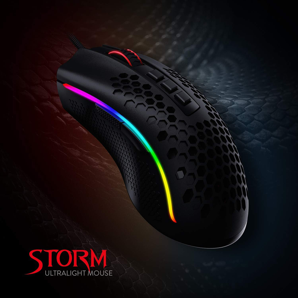 ماوس ردراگون گیمینگ سیم دار مدل Storm M808 RGB
