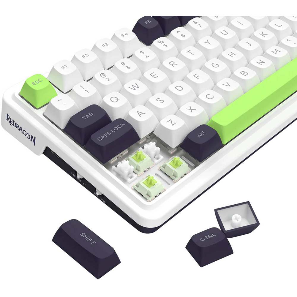 کیبورد ردراگون گیمینگ بی سیم مدل Eisa K686WBG RGB MAX
