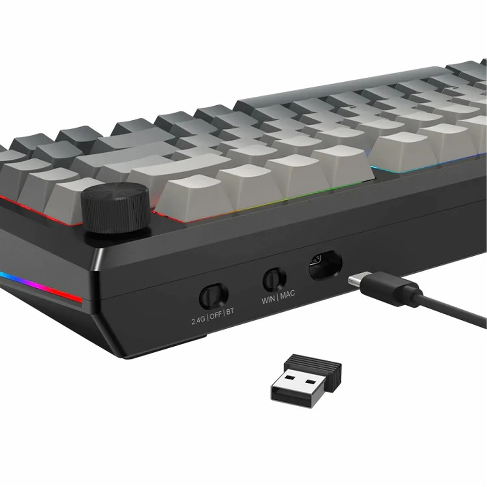 کیبورد ردراگون گیمینگ بی سیم مدل Penumbra K687GG RGB PRO