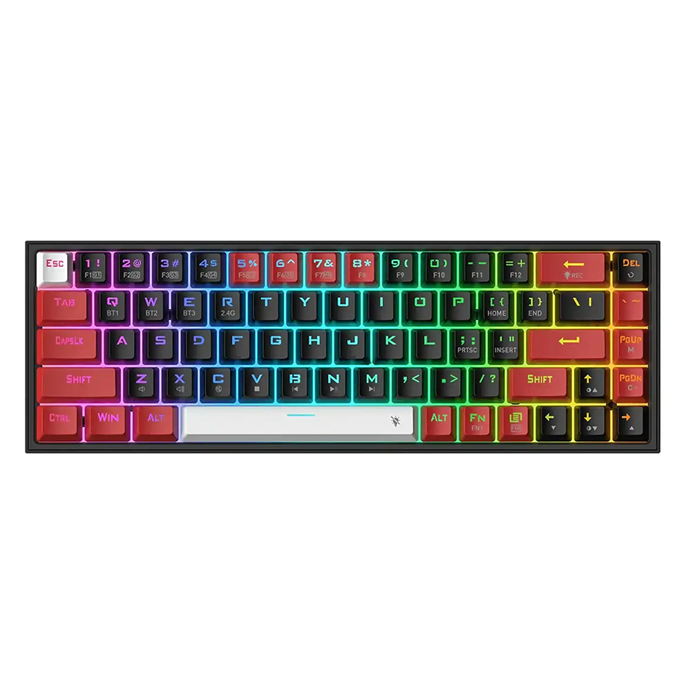 کیبورد ردراگون گیمینگ بی سیم مدل Castor K631BRW RGB PRO