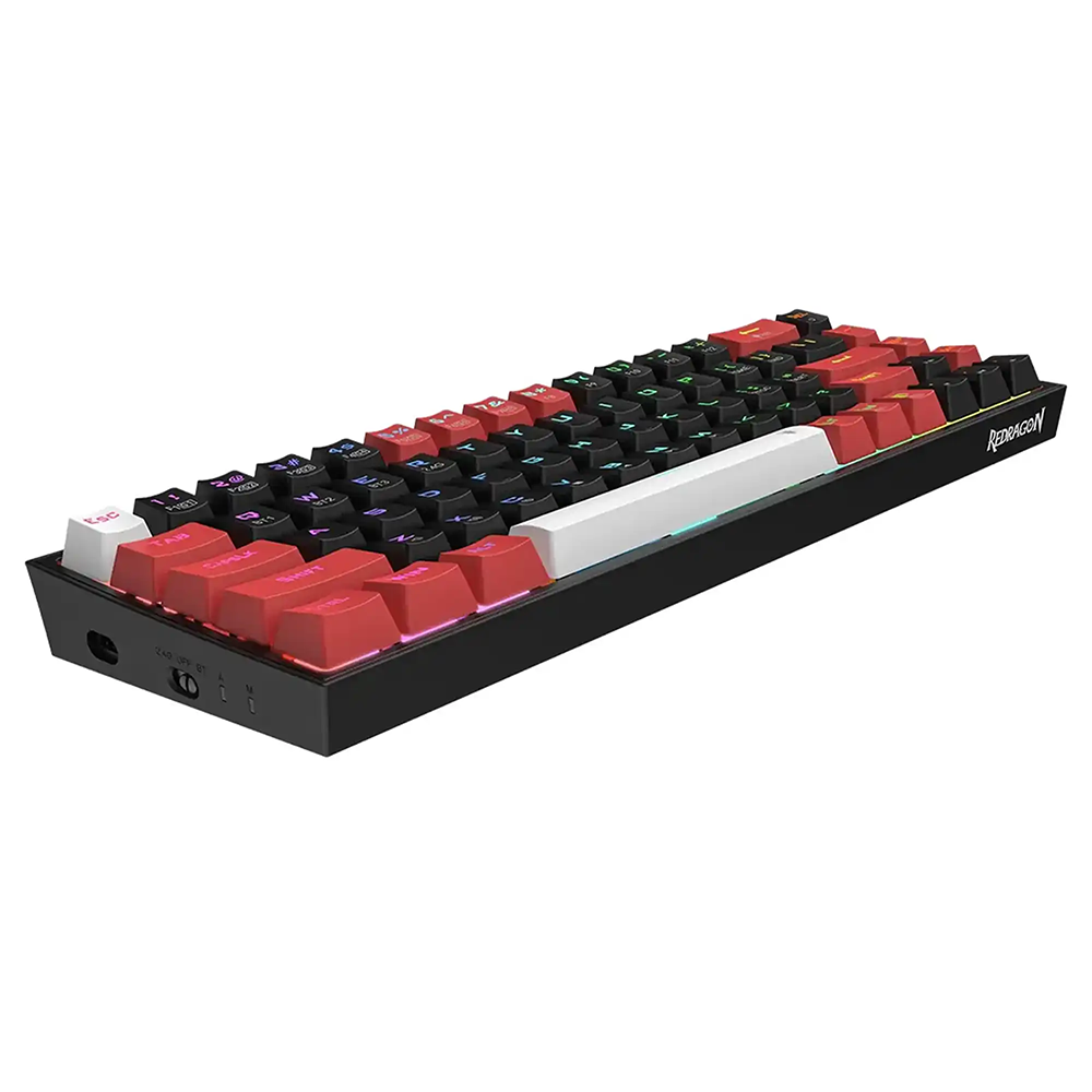کیبورد ردراگون گیمینگ بی سیم مدل Castor K631BRW RGB PRO