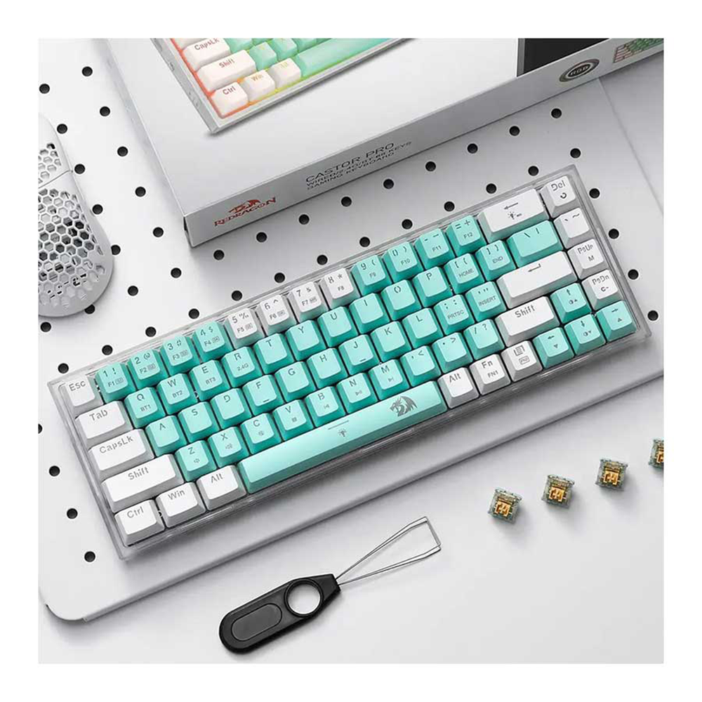 کیبورد ردراگون گیمینگ بی سیم مدل Castor K631RGB GW PRO