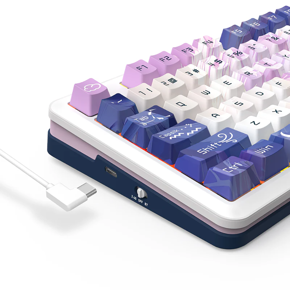 کیبورد ردراگون گیمینگ بی سیم مدل Cyrus K681ACG RGB PRO