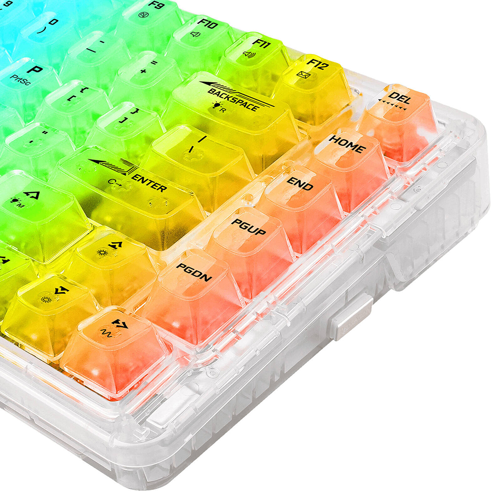 کیبورد ردراگون گیمینگ بی سیم مدل ELF K649CT RGB PRO