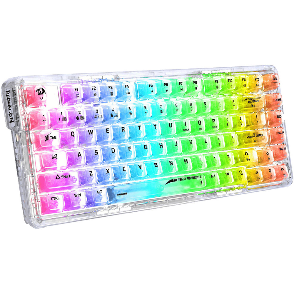 کیبورد ردراگون گیمینگ بی سیم مدل ELF K649CT RGB PRO
