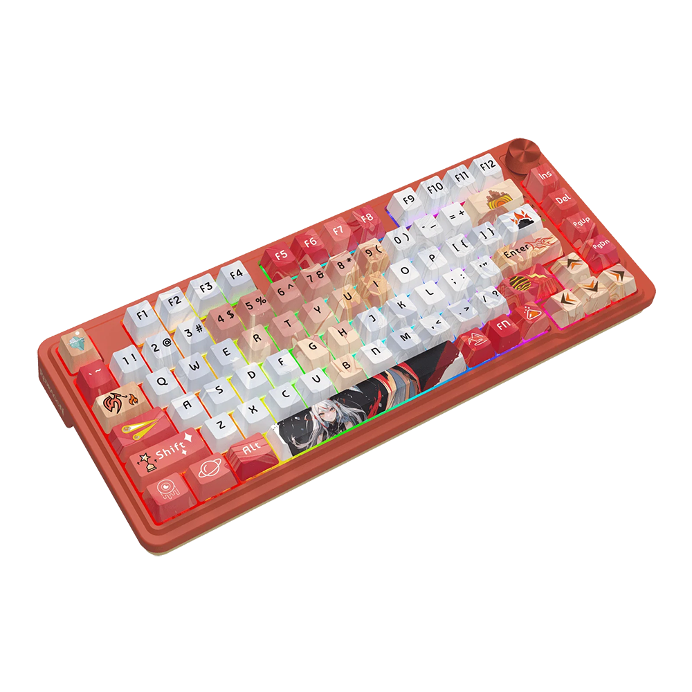کیبورد ردراگون گیمینگ بی سیم مدل Ucal K673AK RGB PRO