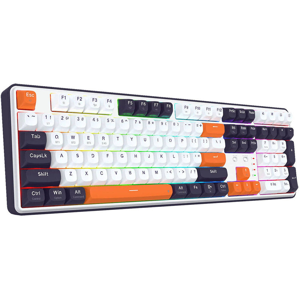 کیبورد ردراگون گیمینگ بی سیم مدل Wyvern K689WBO RGB PRO