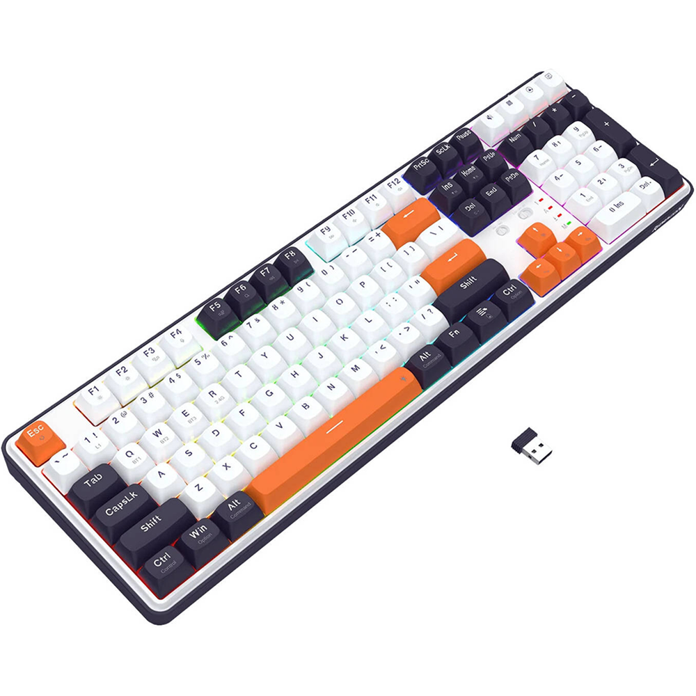 کیبورد ردراگون گیمینگ بی سیم مدل Wyvern K689WBO RGB PRO
