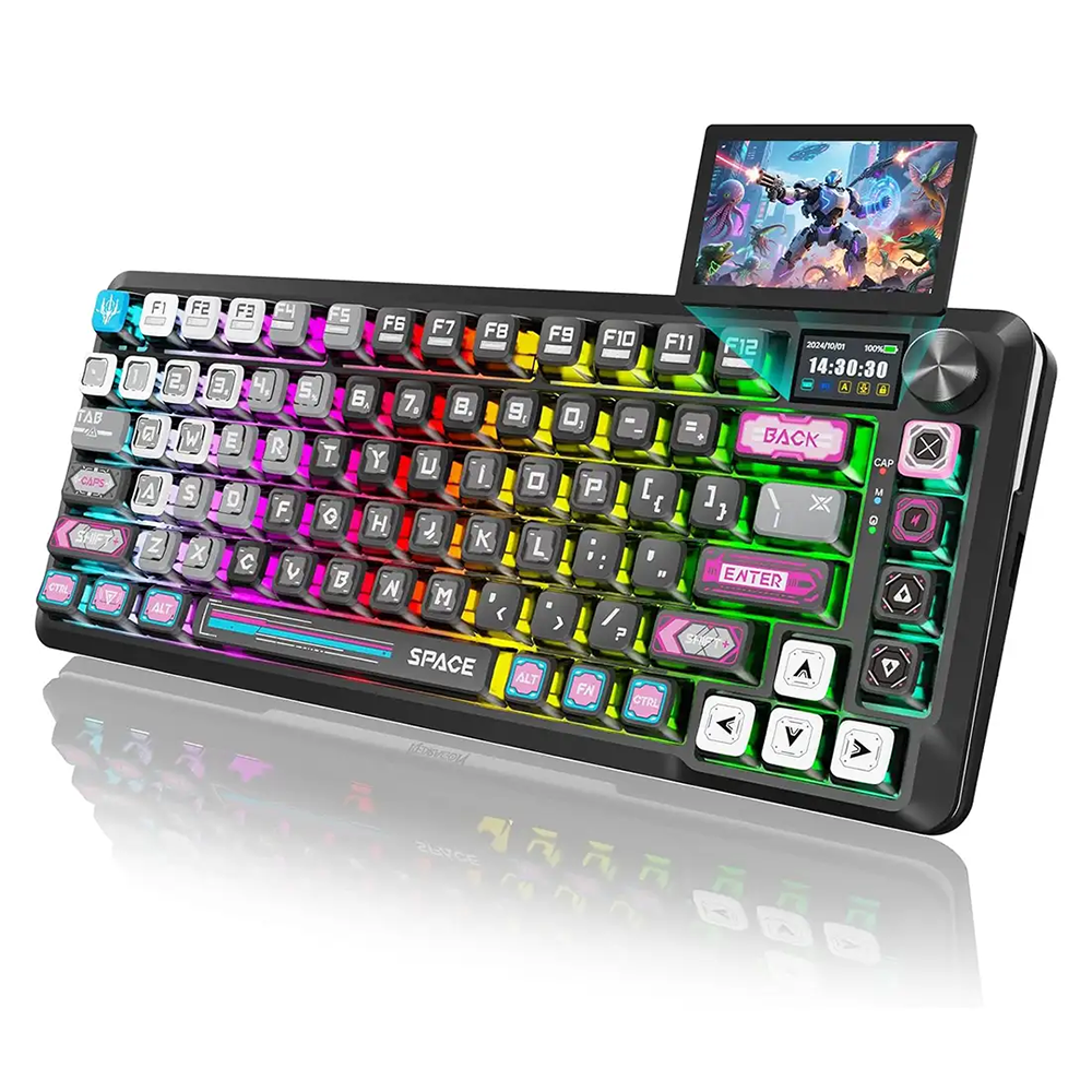 کیبورد ردراگون گیمینگ بی سیم مدل Flekact K708MC RGB PRO