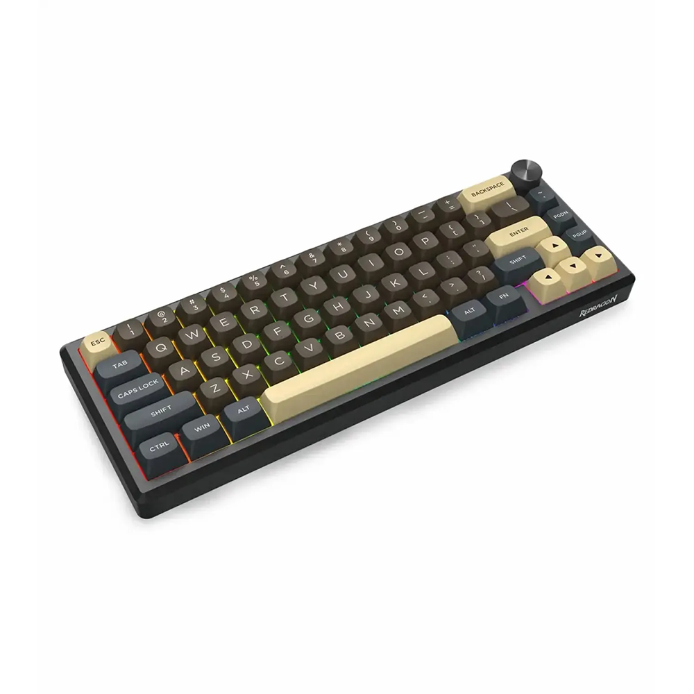 کیبورد ردراگون گیمینگ بی سیم مدل Uranus 65K727CGY RGB PRO