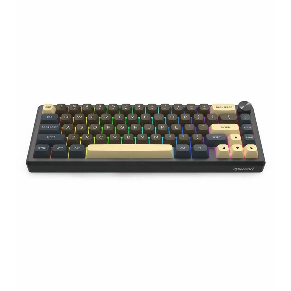 کیبورد ردراگون گیمینگ بی سیم مدل Uranus 65K727CGY RGB PRO