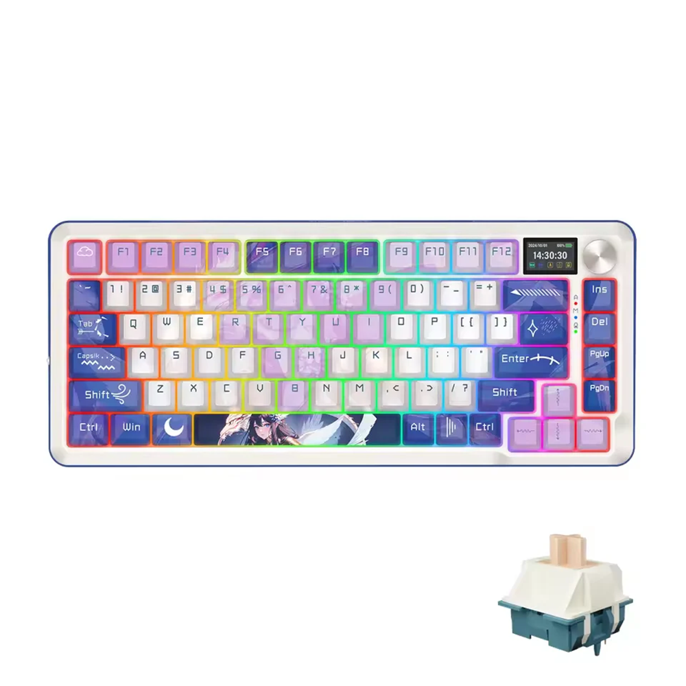کیبورد ردراگون گیمینگ بی سیم مدل Flekact K708AK RGB PRO