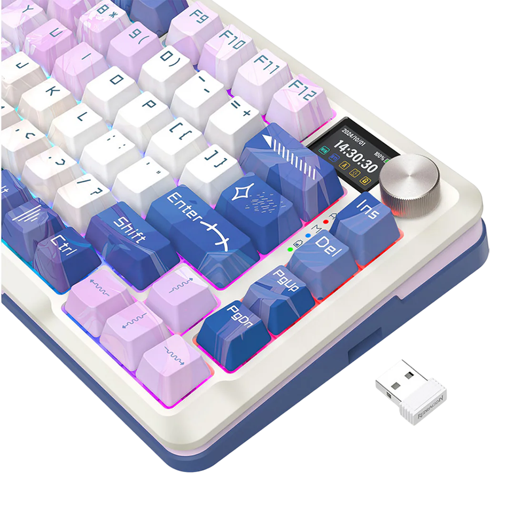 کیبورد ردراگون گیمینگ بی سیم مدل Flekact K708AK RGB PRO