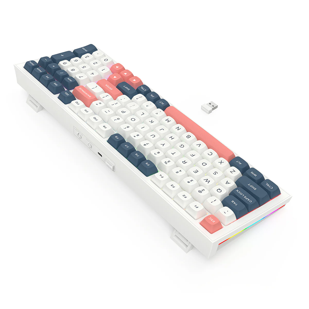 کیبورد ردراگون گیمینگ بی سیم مدل Flamberrage K723WBR RGB PRO