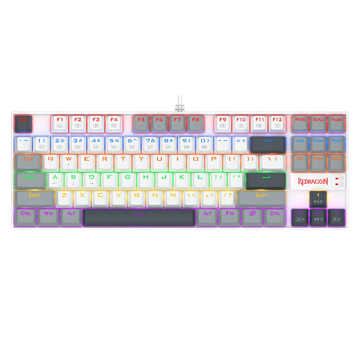 کیبورد ردراگون گیمینگ سیم دار مدل Kumara K552WGL RGB