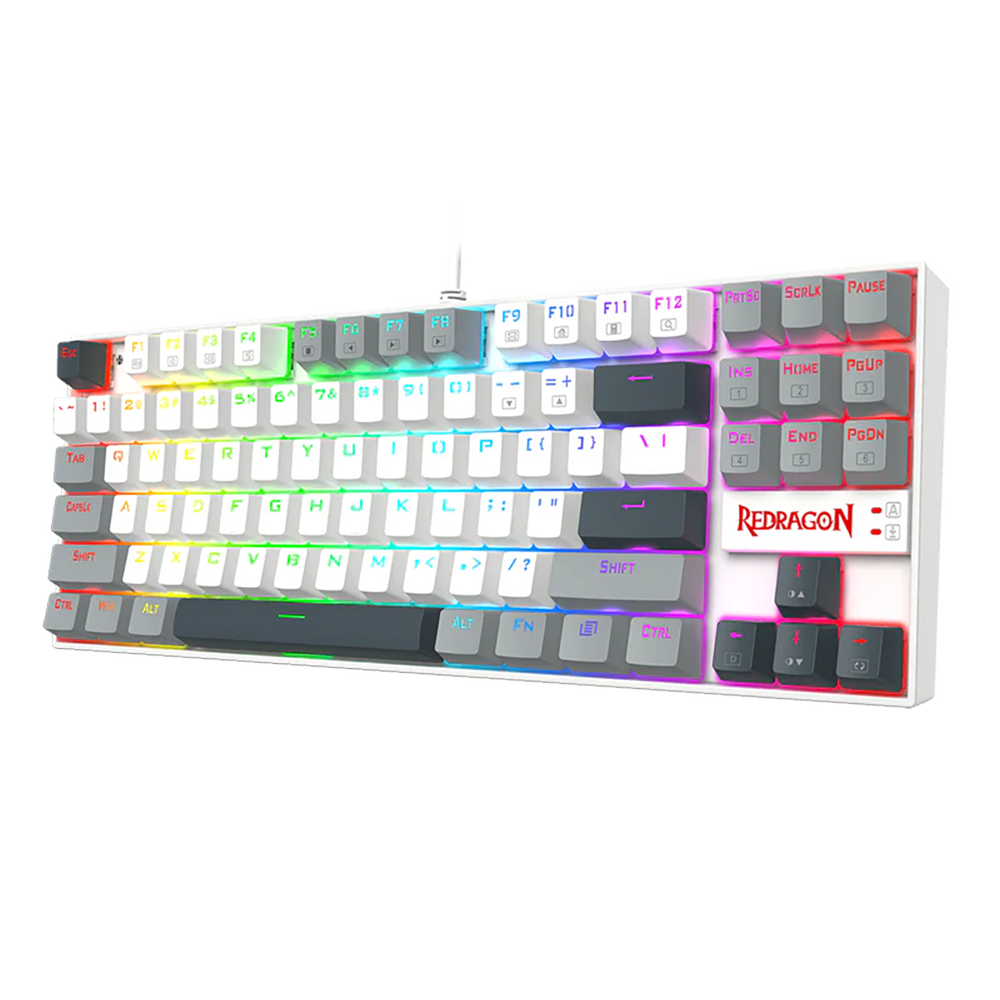 کیبورد ردراگون گیمینگ سیم دار مدل Kumara K552WGL RGB