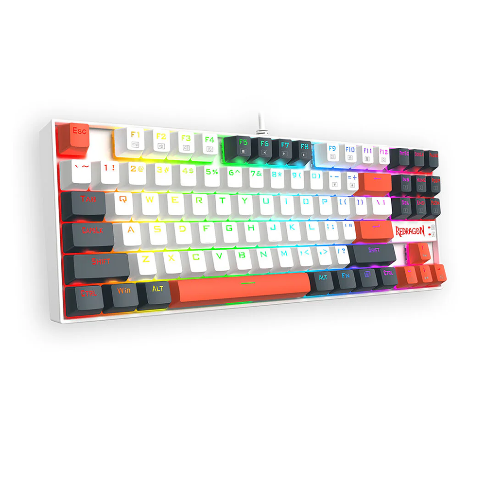 کیبورد ردراگون گیمینگ سیم دار مدل Kumara K552WLR RGB