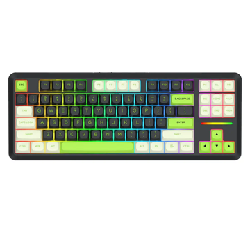 کیبورد ردراگون گیمینگ بی سیم مدل Wildslash K734BWG RGB PRO