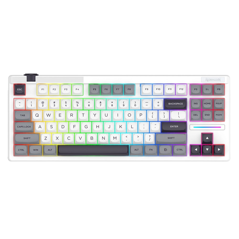 کیبورد ردراگون گیمینگ بی سیم مدل Otiim K729WGB RGB PRO