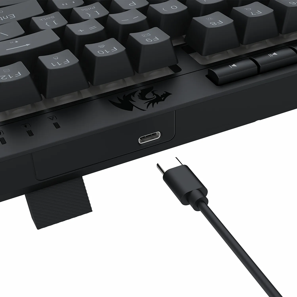 کیبورد ردراگون گیمینگ سیم دار مدل Crescent K524 RGB
