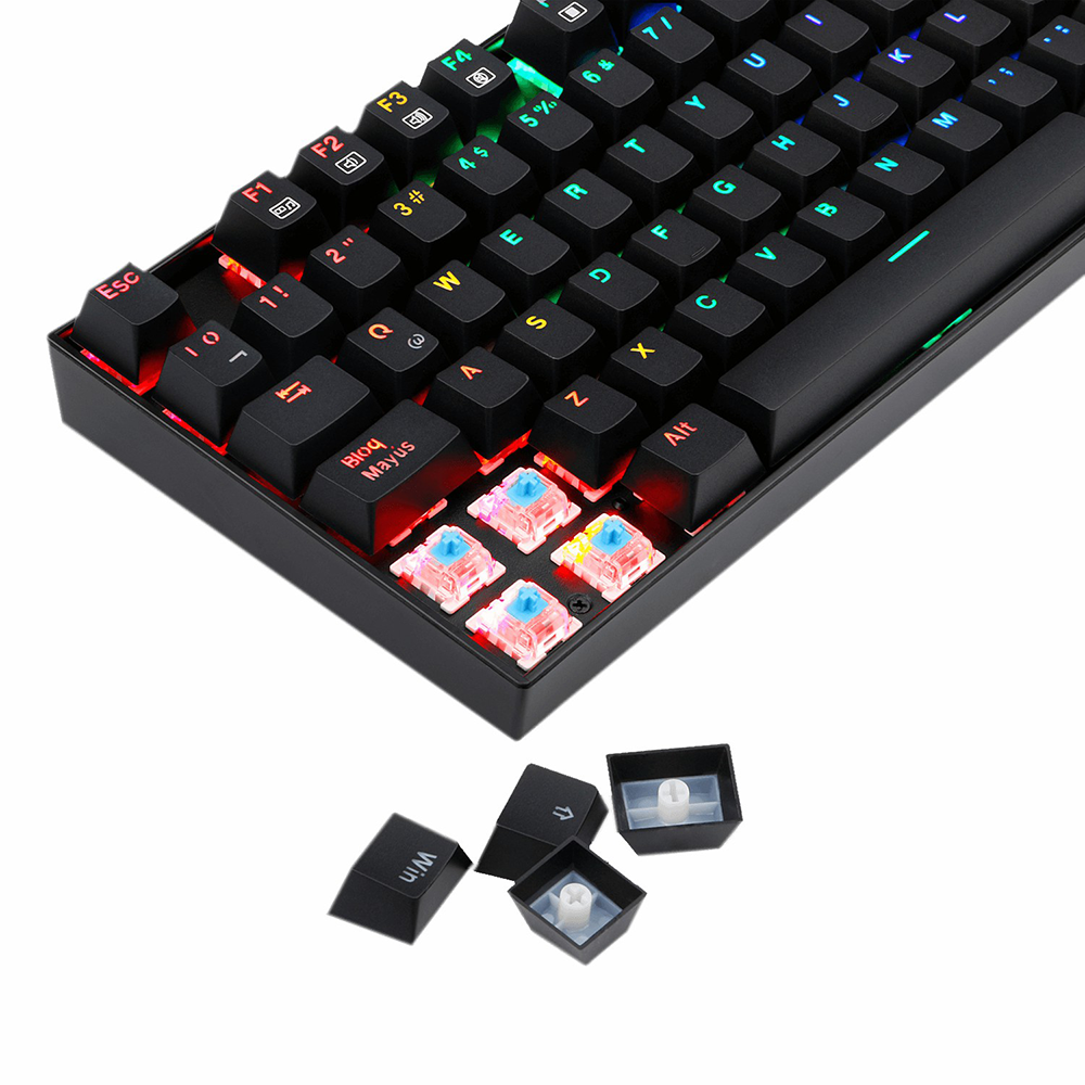 کیبورد ردراگون گیمینگ سیم دار مدل Mitra K551 RGB 1