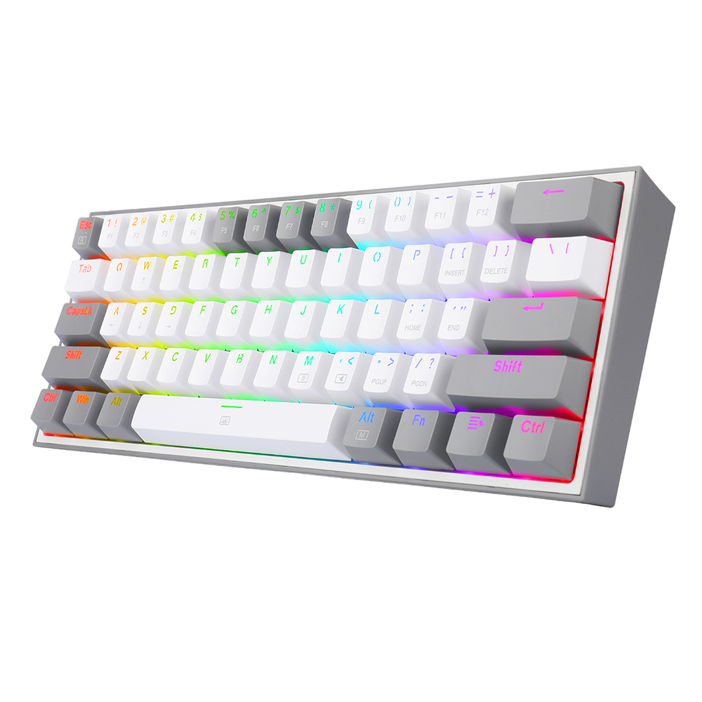 کیبورد ردراگون گیمینگ سیم دار مدل Fizz K617WG RGB