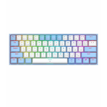 کیبورد ردراگون گیمینگ سیم دار مدل Fizz K617 WB RGB