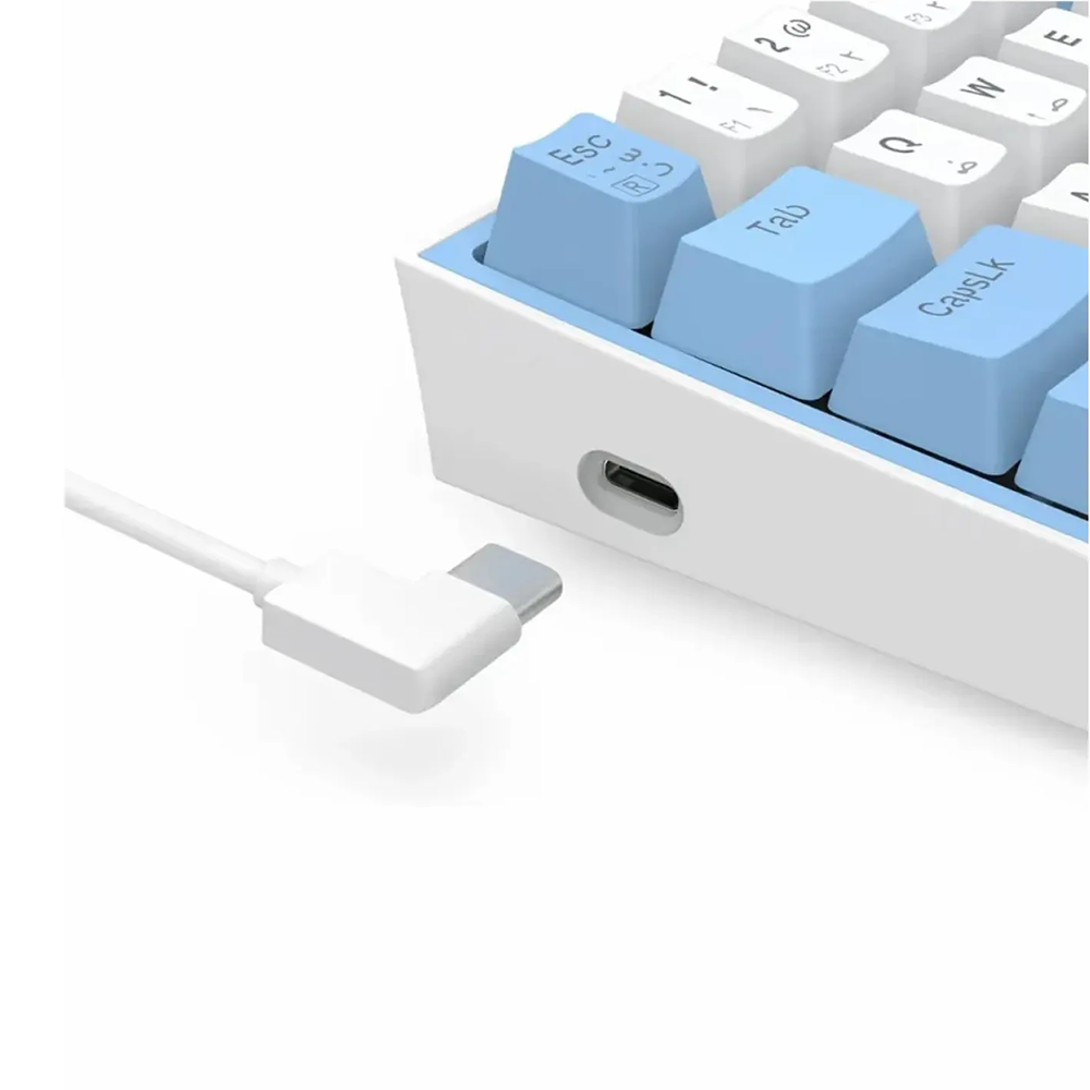 کیبورد ردراگون گیمینگ سیم دار مدل Fizz K617 WB RGB