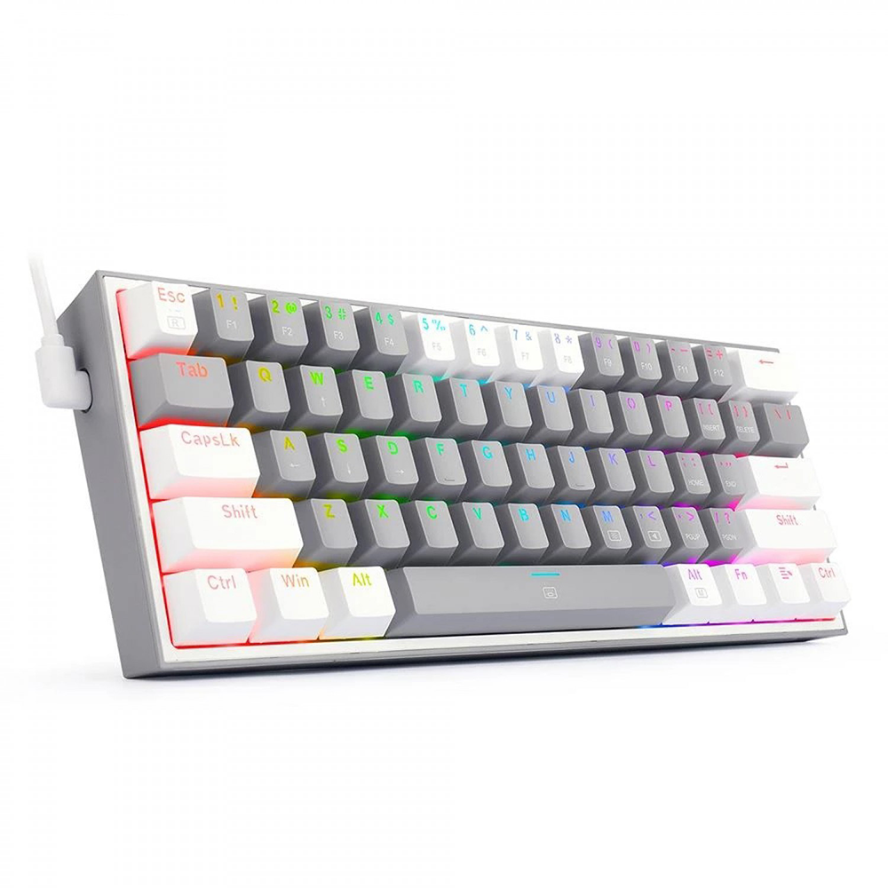 کیبورد ردراگون گیمینگ سیم دار مدل Fizz K617GW RGB