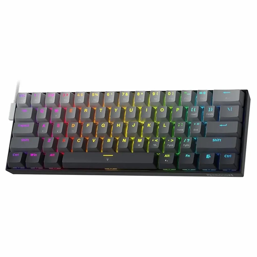 کیبورد ردراگون گیمینگ سیم دار مدل Fizz K617GGB RGB M