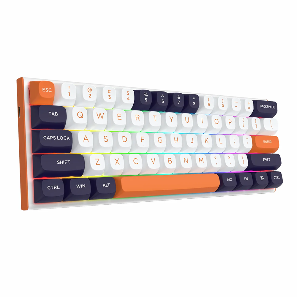 کیبورد ردراگون گیمینگ سیم دار مدل FiddK683 WBO RGB M