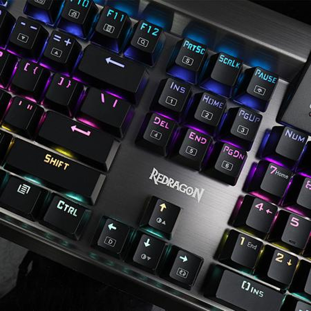 کیبورد ردراگون گیمینگ سیم دار مدل Surya K563 RGB