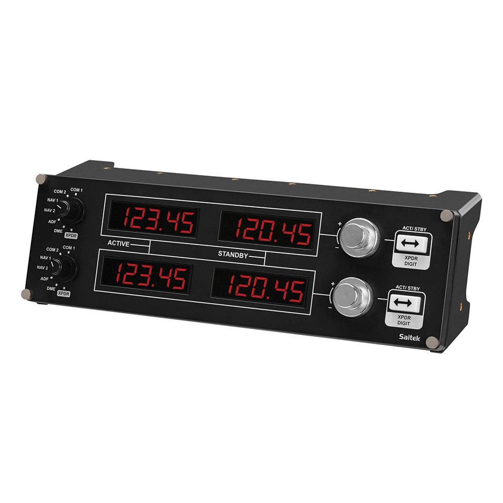 پنل رادیویی شبیه ساز پرواز لاجیتک مدل Flight Radio Panel