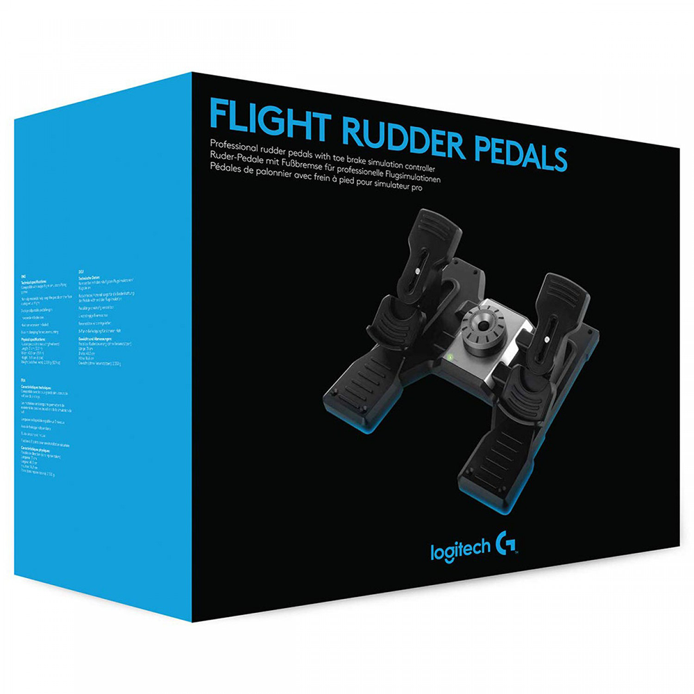 شبیه ساز پرواز پدال پایی لاجیتک مدل Rudder Pedals