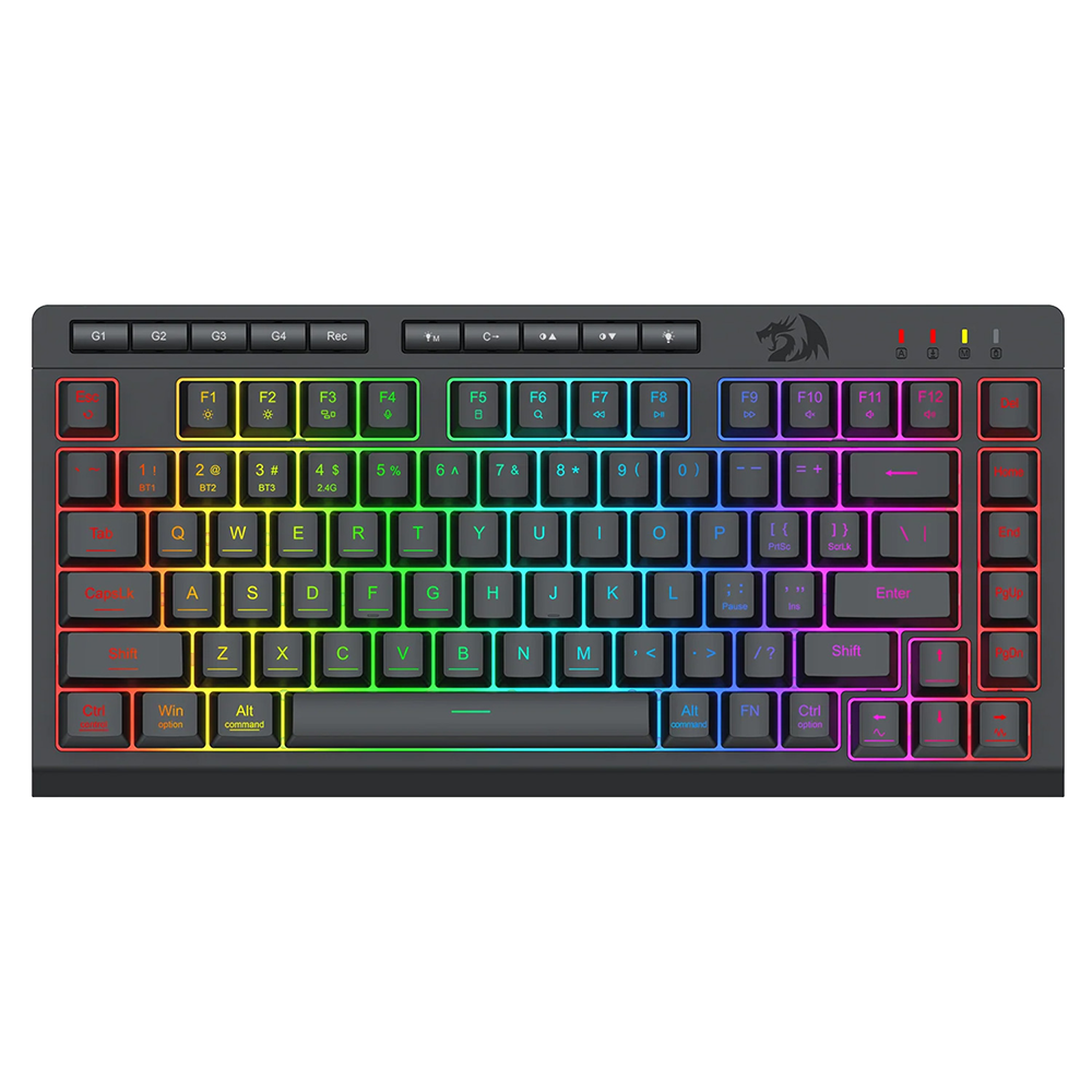 کیبورد ردراگون گیمینگ بی سیم مدل Crescent PRO K524 RGB PRO