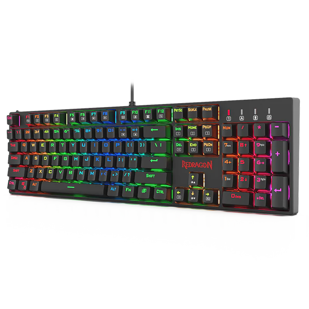 کیبورد ردراگون گیمینگ سیم دار مدل Surara K582 RGB