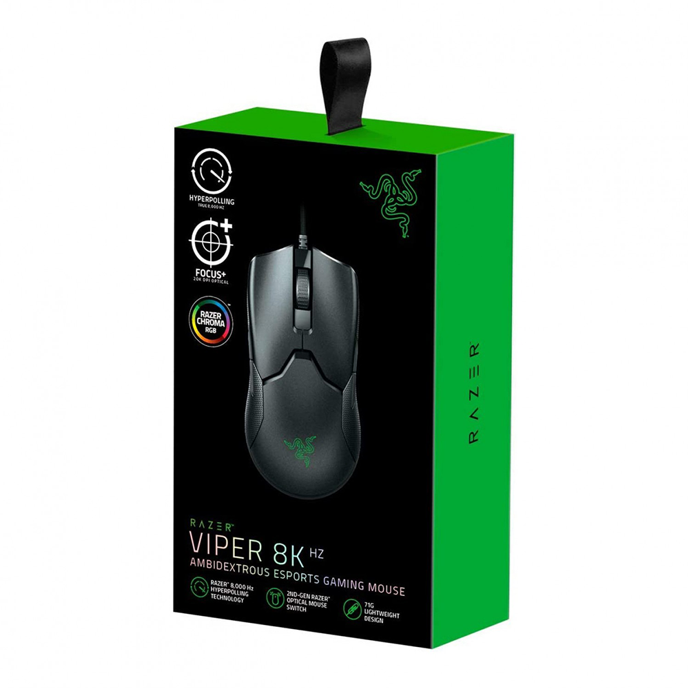 ماوس ریزر گیمینگ سیم دار مدل Viper 8KHZ RGB